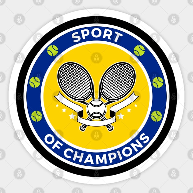 Sport Of Champions Tennis Sticker by TopTennisMerch